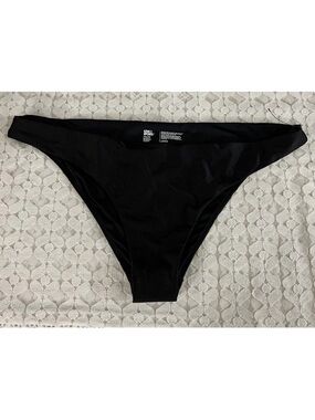LOVE & SPORTS Black Women's PLUS SIZE XXL 20 Bikini Bottom Classic Cut NEW NWOT